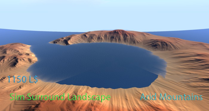 LMB::Arid Mountains Surround Landscape