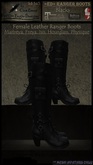 =ED= RANGER BOOTS - Blacks - UNPACK