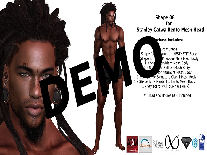Shape 08 DEMO for Stanley Catwa Bento Mesh Head