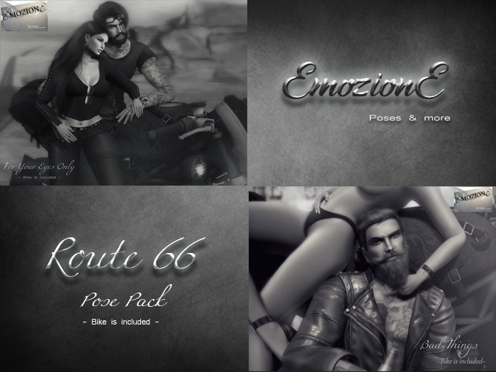 <EMOZIONE> Pose pack **Route 66**!