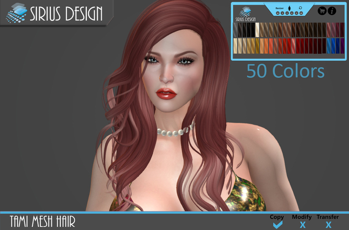 Sirius Design Tami Mesh Hair Boxed