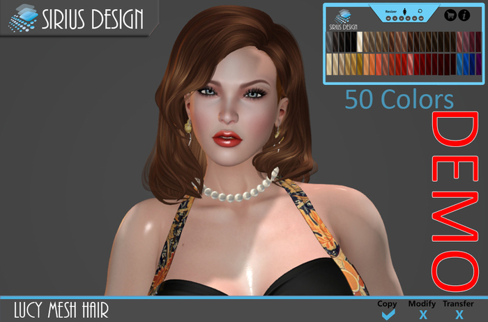 Sirius Design Lucy Mesh hair Boxed ==DEMO==