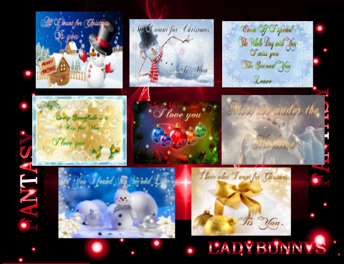 **How About That....Texture!**Christmas Card Pack 2 {Full Perm Christmas Card Textures}Love Cards 