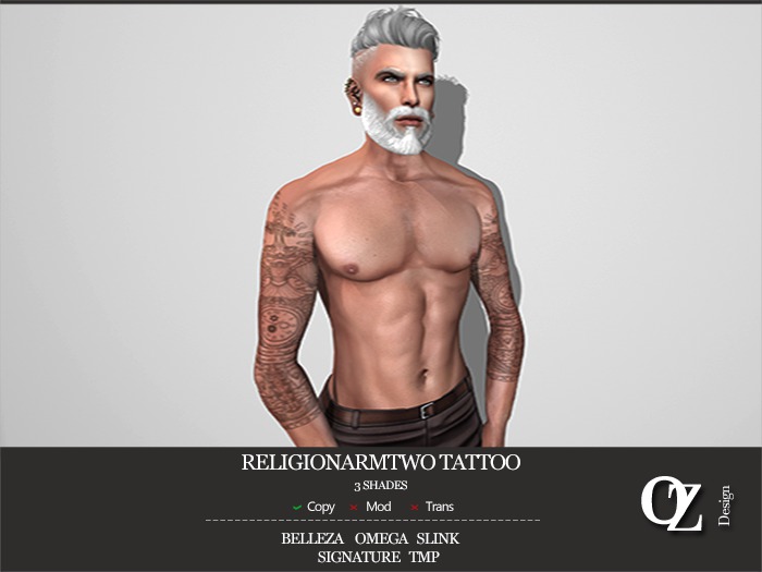 Oz Design : Tattoo ReligionArmTwo