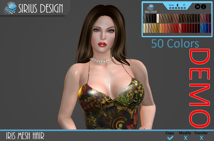 Sirius Design Iris Mesh Hair Boxed==DEMO==