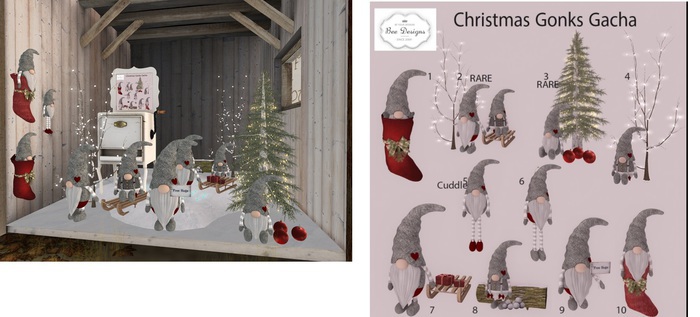 Bee Designs Christmas Gonks Gacha 9