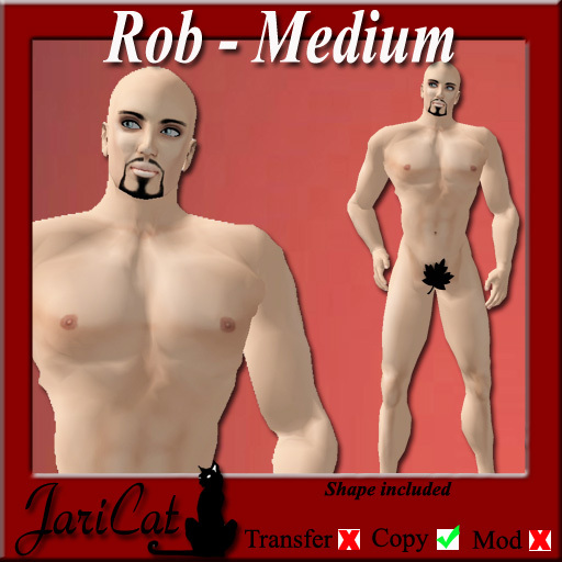 JariCat Rob Male Skin and Shape - Medium