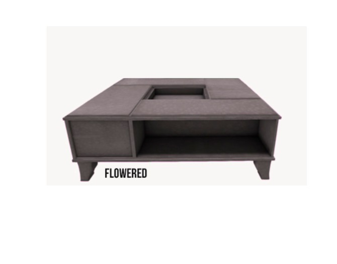 Serenity Style- Andretti Recycled Flowered Table