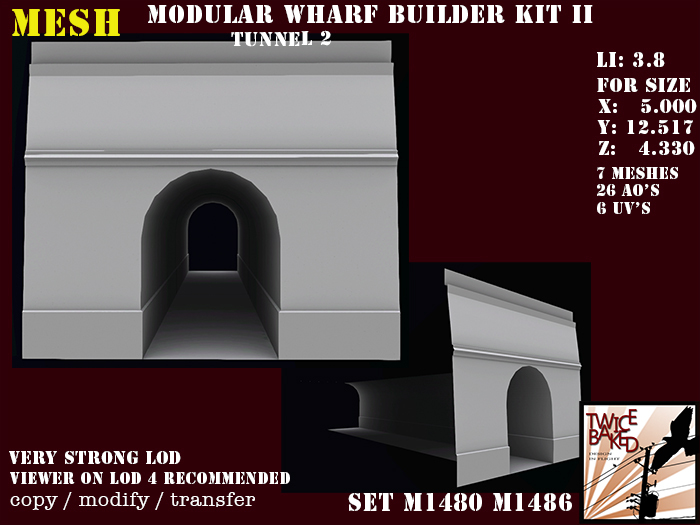 "TB" Modular wharf builder kit II tunnel 2 M1480 M1486