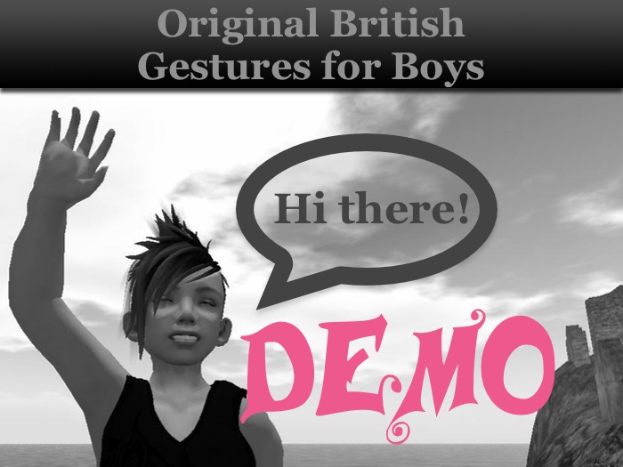 British Boy Gesture Demos