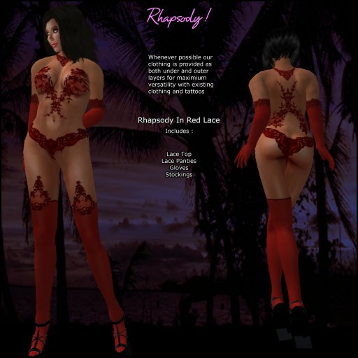 Rhapsody In Red Lace