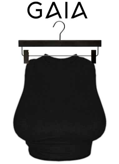 GAIA - Misa top BLACK