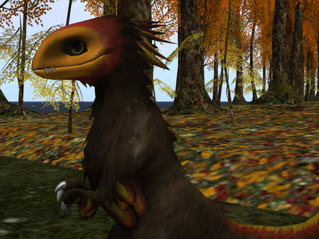 Second Life Marketplace - Turkey Raptor Texture *BRDMRT Spooky Raptor* MOD