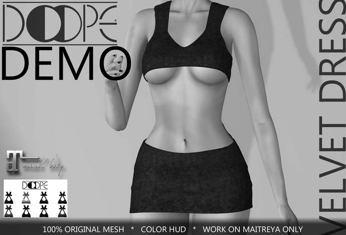 Doope Velvet Dress DEMO