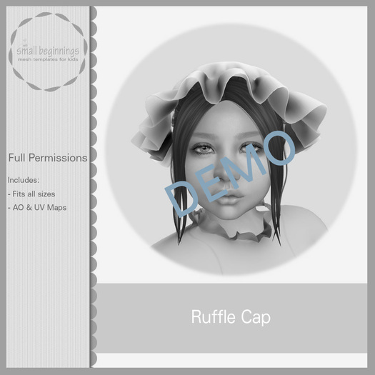 SB-Ruffle Cap - DEMO (Wear Me)