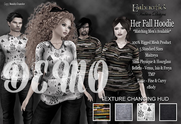 DEMO ~ Her Fall Hoodie ~ and Texture Hud