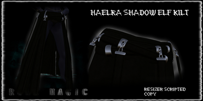 Haelra Shadow Elf  Kilt