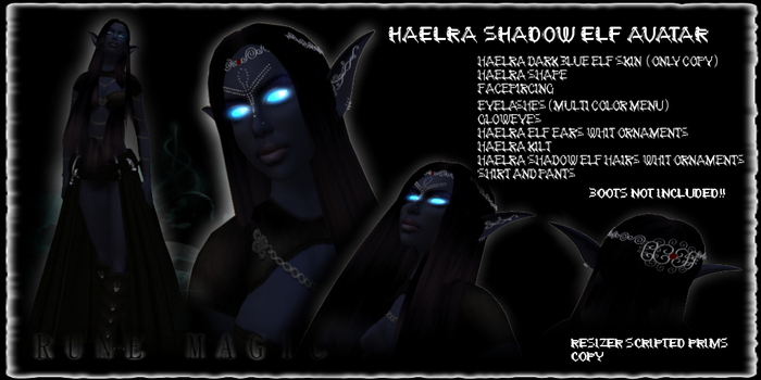 Haelra Shadow Elf Avatar (Boxed)