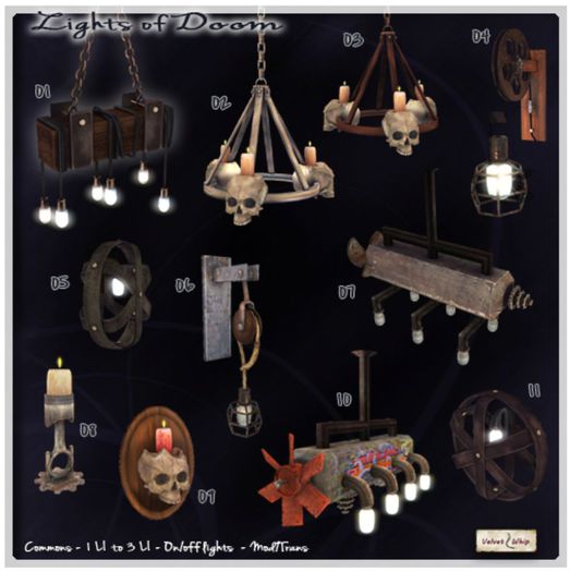 Second Life Marketplace - Lights of Doom - C08 (by Velvet Whip)