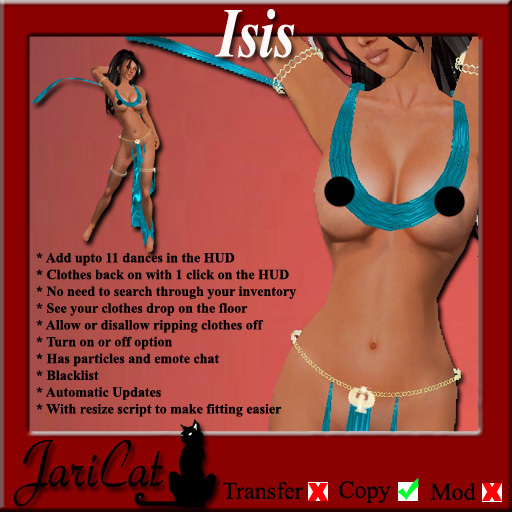 JariCat Isis Silks - Turquoise