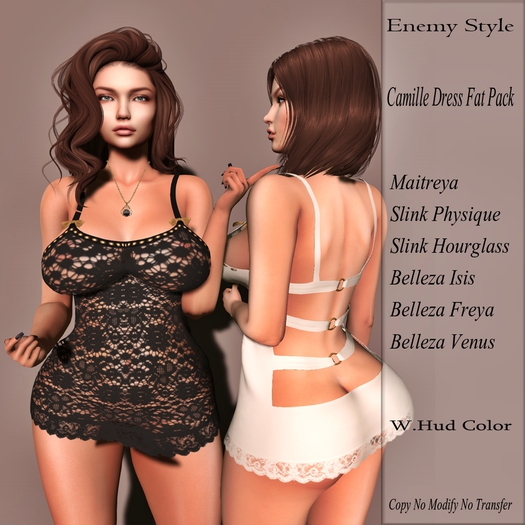 Enemy Style: Camille Dress Fat Pack 