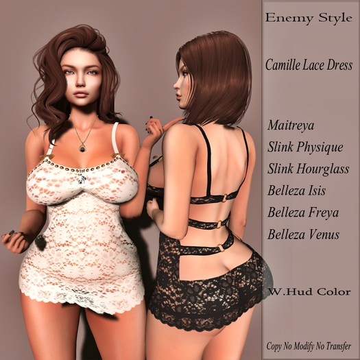 Enemy Style: Camille Lace Dress 