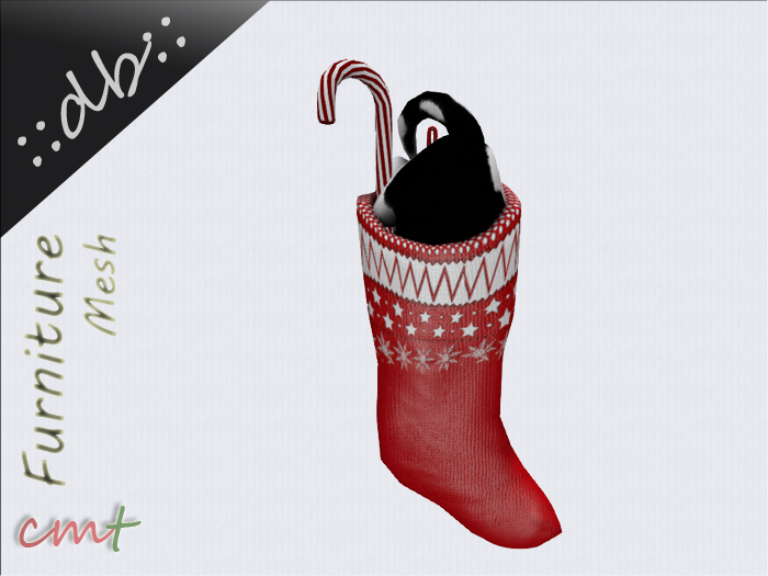 :db:: Christmas Stocking Dog Xmas Decor #4