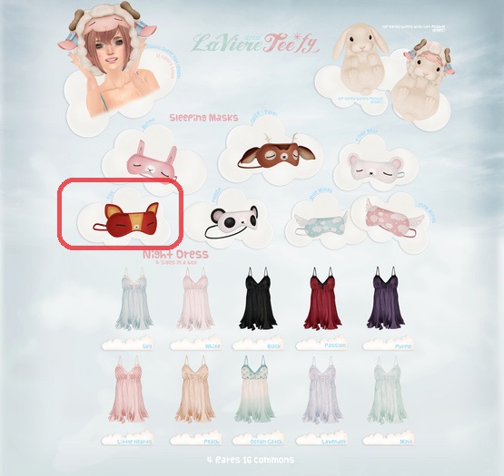 Tee*fy Sleepy Fox Sleeping Mask