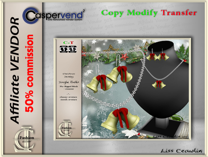 [c] .:LC:. Jingle Bells Christmas Jewelry [boxed]