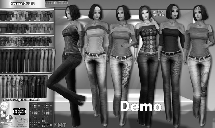 DEMO R.F. - Mesh Line - NORMA outfit - DEMO 