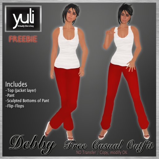 (Yuli) Debby Free Casual Outfit