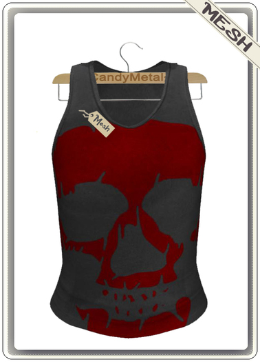 ~CandyMetal~ Tank Top For Men Skull#2