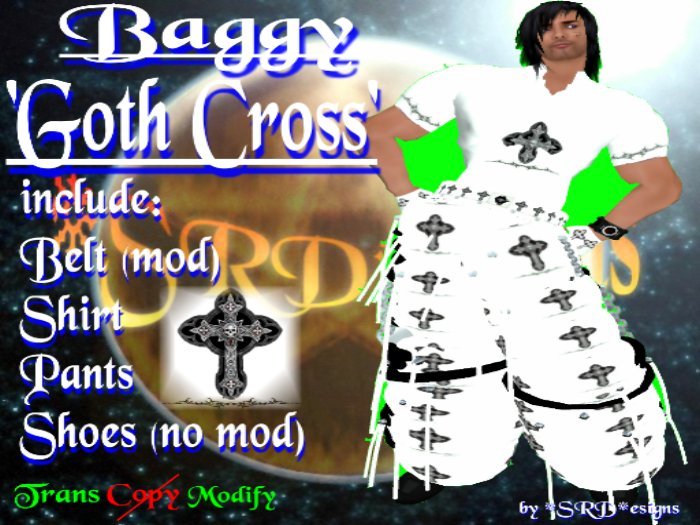 Baggy Gothic Cross