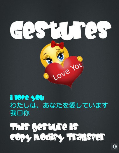 Gesture I Love You