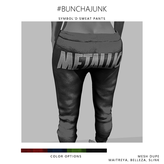 #BunchaJunk // Symbol'd Sweats - Red