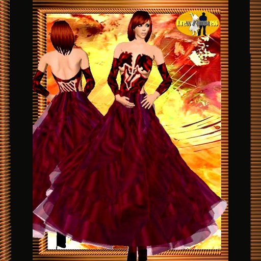 RED WINE GOWN