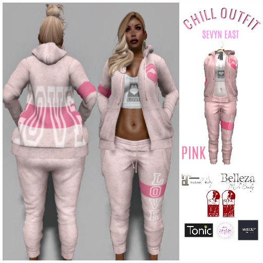 SEVYN EAST CHILL OUTFIT PINK