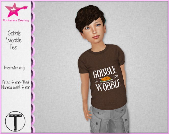 *PD* Gobble Wobble Tee tweenster
