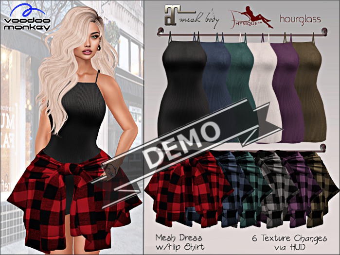 [VM] Mesh Dress w/Hip Shirt DEMO 