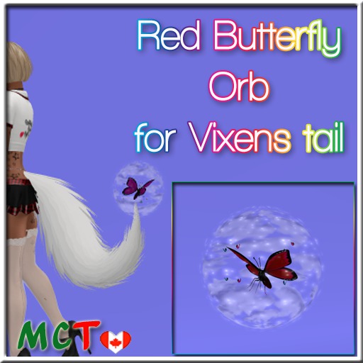 Red Butterfly Orb for Vixen Tail