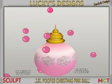.:LD:. Poofer Christmas Pink Ball:.