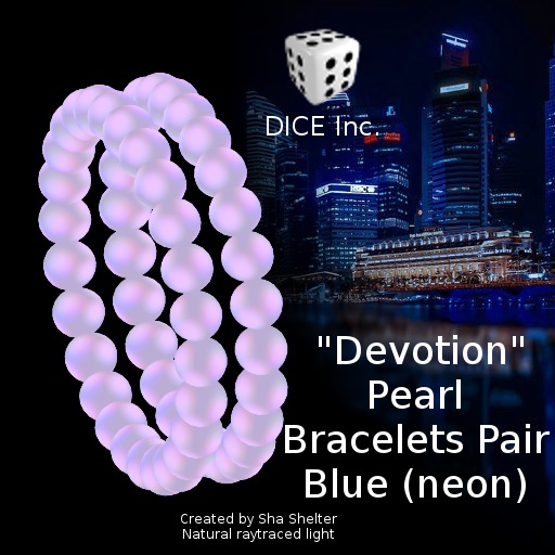 DICE Inc. Pearl Bracelets Neon