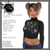 Etc SNOWFLAKE SWEATER - CHARCOAL