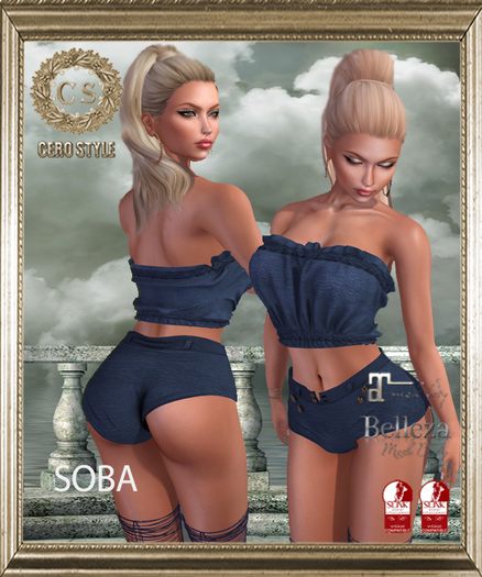CERO STYLE Soba Outfit Blue