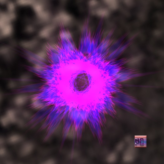 Spikey Hand Aura (Purple)