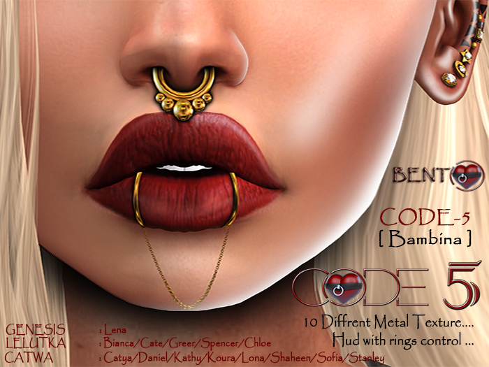 CODE-5 Nose Piercing Bambina V.0.01