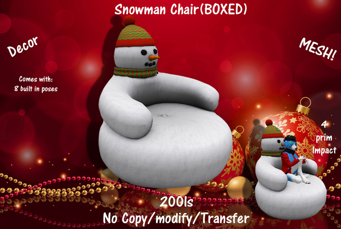 Snowman Chair(BOXED)