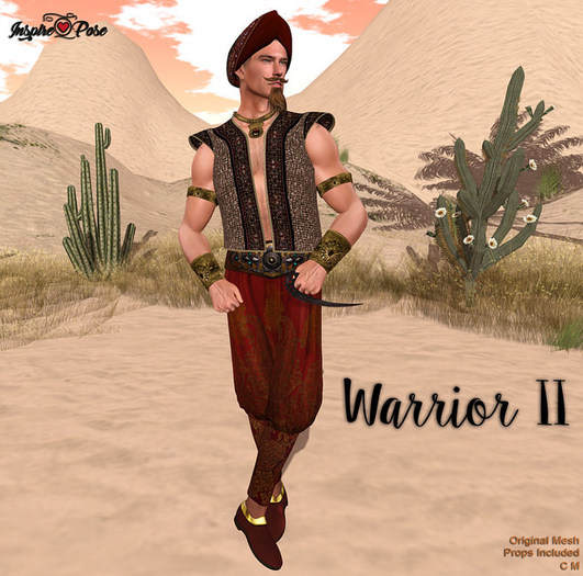Inspire Pose - Warrior II 