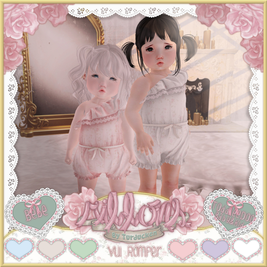 {Ribbons} Yui Romper - Pink {Box}