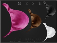 T-3D Creations [ Petal Ruffle - Curved ] MESH - Full Perm